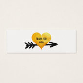 Gold Heart / Arrow / Thank You (Front)