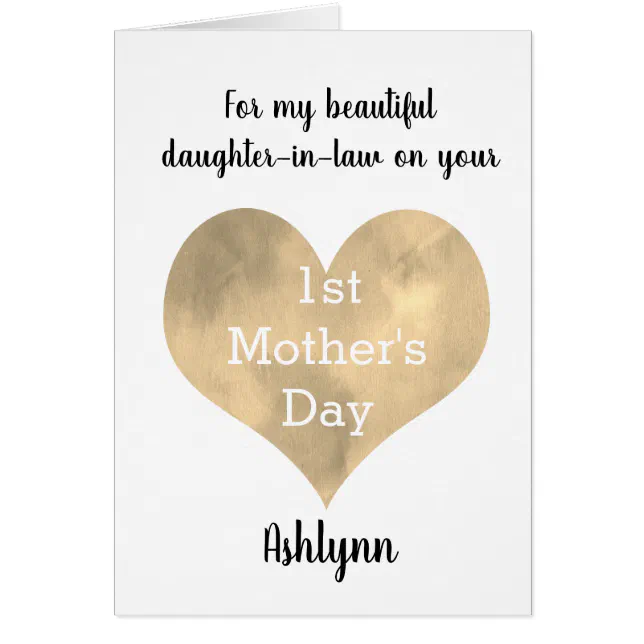 Vivid Daughter In Law First Mothers Day Card View in HD Vivid Daughter In Law First Mothers Day Card View in HD