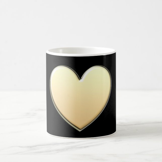 Gold Heart Mug (Center)