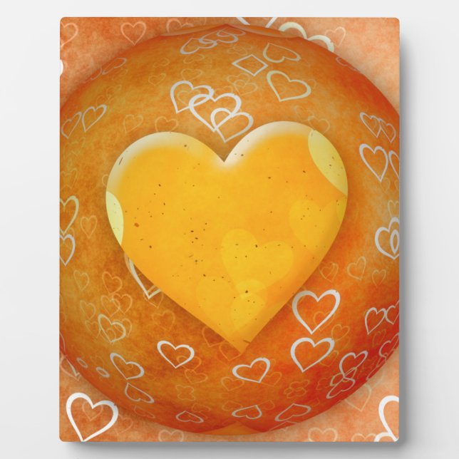 Gold Heart Plaque (Front)