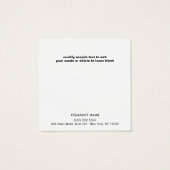 Gold Heart Script Calligraphy Thank You (Back)