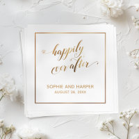 Gold Hearts & Border Happily Ever After, White