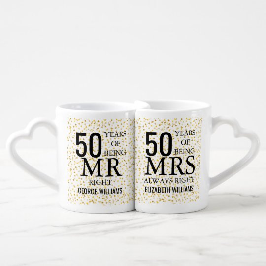 Always Right Coffee Mug Set 50 Years Anniversary Gift 50th Anniversary Gift Set 50th Anniversary Mr and Mrs Always Right Coffee Mug Set 50 Years Anniversary Gift 50th Anniversary Gift Set 50th Anniversary Mr and Mrs