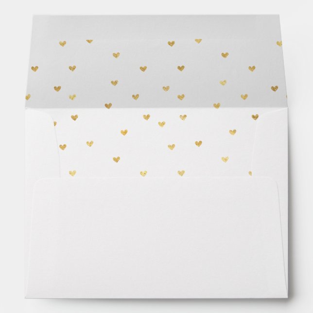 Gold Hearts Envelope (Back (Bottom))