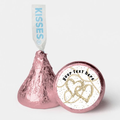 Gold Hearts Hersheys Kisses