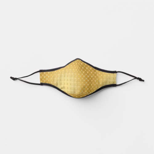 Gold Hearts Luxury Pattern Modern Design Premium Face Mask