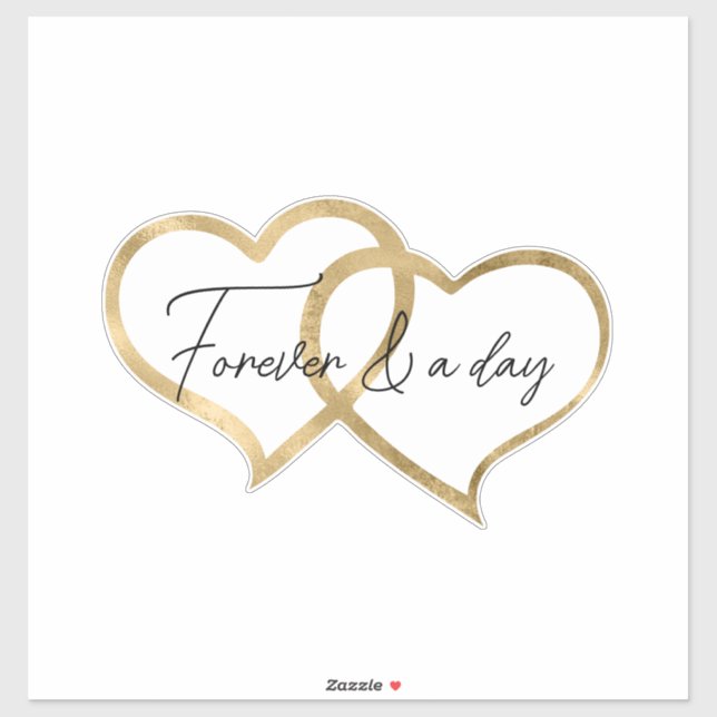 Gold Hearts Sticker (Sheet)