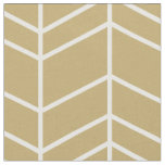 Gold Herringbone Chevron Fabric