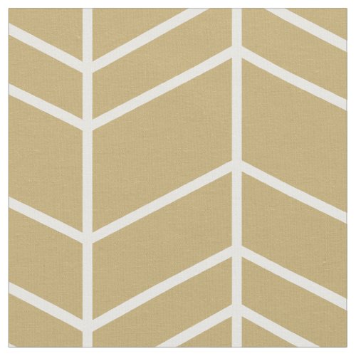 Gold Herringbone Chevron Fabric