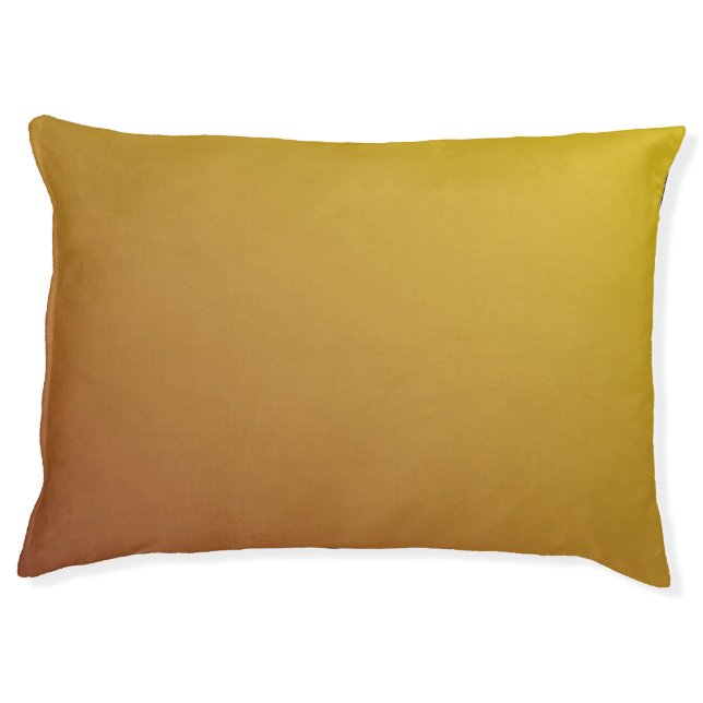 Gold Hexagon: Glitter Geometric Background. Pet Bed (Front)