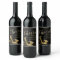 Gold High Heel Shoe Cheers Wine Bottle Labels