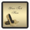 Gold High Heel Shoes Envelope Seal Party Favor