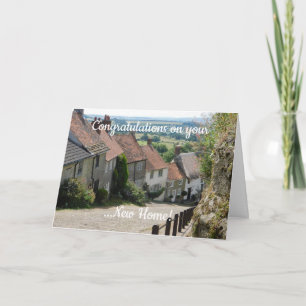 Gold Hill, Shaftesbury, Dorset, England - New Home Card
