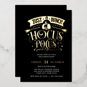 Hocus Pocus Invitations & Invitation Templates