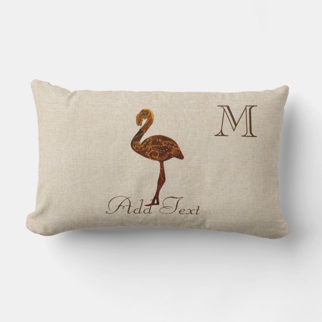 Gold Holiday Season Vibe Lumbar Pillow (Front)