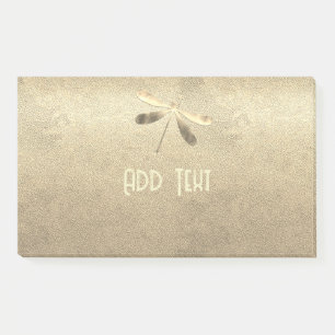 Gold Holiday Season Vibe Post-it Notes