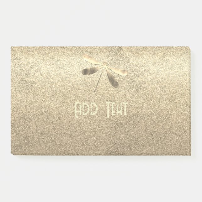 Gold Holiday Season Vibe Post-it Notes (Front)
