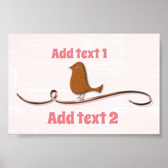 Gold Holidays Vibe Poster (Front)