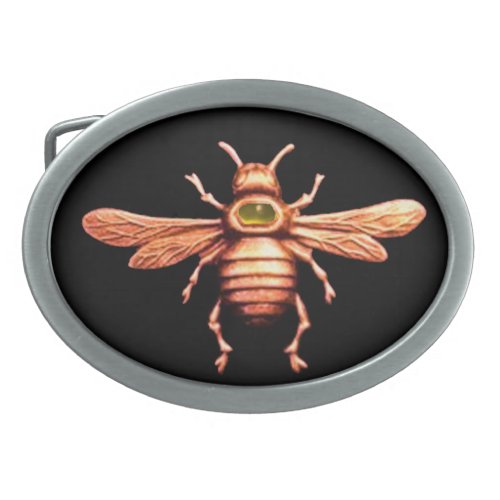 GOLD HONEY BEE BELT BUCKLE