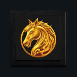 Gold Horse- Gift Box<br><div class="desc">Celebrate the spirit of the majestic horse with the versatile Gold Horse Gift Box—a premium keepsake that appeals to horse lovers, riders, and trainers alike. Featuring a striking Gold Horse design, this elegant box symbolizes strength, success, and freedom. Beyond its use as a traditional Chinese New Year 2026 gift for...</div>