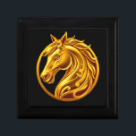 Gold Horse- Gift Box<br><div class="desc">Celebrate the spirit of the majestic horse with the versatile Gold Horse Gift Box—a premium keepsake that appeals to horse lovers, riders, and trainers alike. Featuring a striking Gold Horse design, this elegant box symbolizes strength, success, and freedom. Beyond its use as a traditional Chinese New Year 2026 gift for...</div>