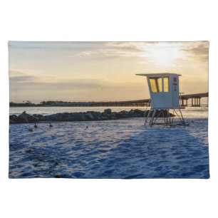 Gold Hour Destin East Pass Cloth Placemat