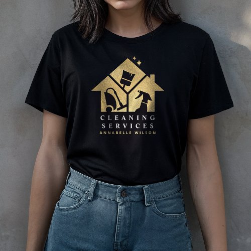  Gold House Cleaning Services  T_Shirt