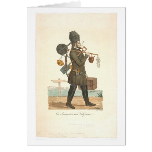 Gold Hunter going to CA. (0631A) Cards (Front)