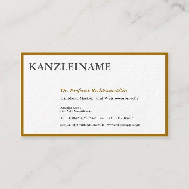 Gold ID cards (Front)