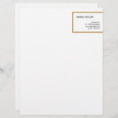 Gold ID Letterhead (Front/Back)