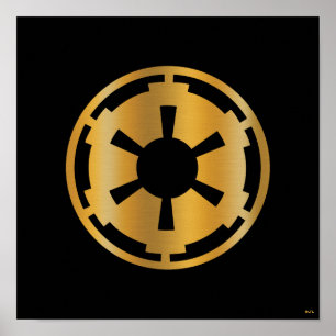 Gold Imperial Symbol Poster