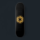 Gold Imperial Symbol Skateboard<br><div class="desc">Star Wars Jedi: Fallen Order | Cal Kestis may not be the only person on the run; you too can flee to Zazzle's officially licensed Star Wars Jedi: Fallen Order store. In a slick action-adventure game set between Episodes III and IV, you play Cal who emerges on Bracca—a new planet...</div>