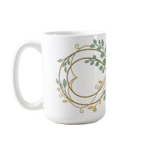 Gold Infinity Heart Botanical Wedding Anniversary