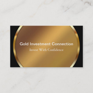 Gold Investment Business Cards