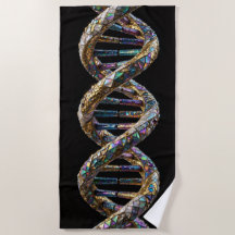 Gold & Iridescent Pearl Luxury Science Design