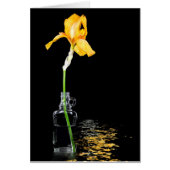 Gold iris in vintage Bottle (Front)