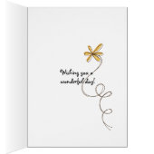 Gold iris in vintage Bottle Cards (Inside (Right))