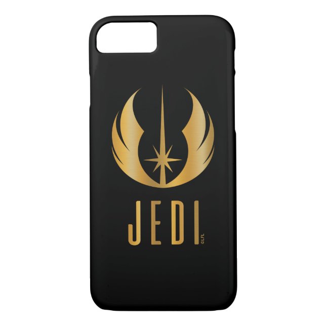 Gold Jedi Symbol Case-Mate iPhone Case (Back)