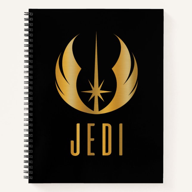 Gold Jedi Symbol Notebook (Front)