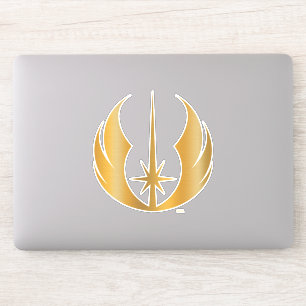 Gold Jedi Symbol Sticker
