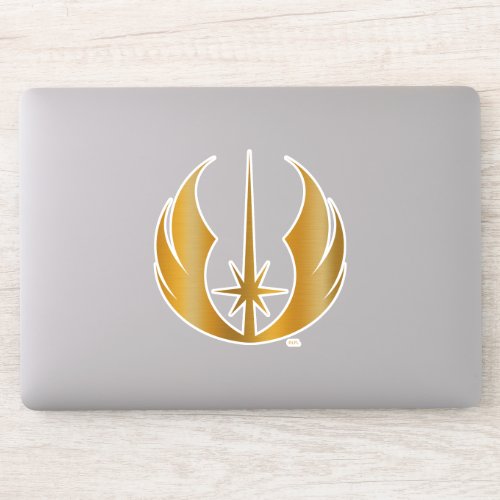Gold Jedi Symbol Sticker