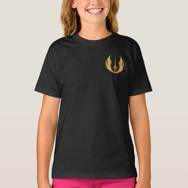 Gold Jedi Symbol T-Shirt (Front)