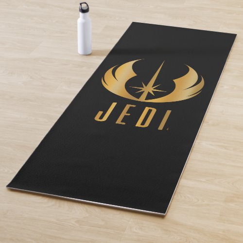 Gold Jedi Symbol Yoga Mat