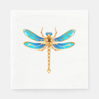 Gold jewelry dragonfly insect vip fun vector image