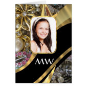 Gold jewelry photo background (Front)