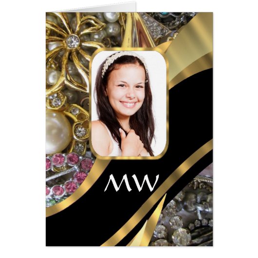 Gold jewelry photo background (Front)