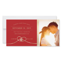 Gold Knot Double Happiness Chinese Wedding Photo