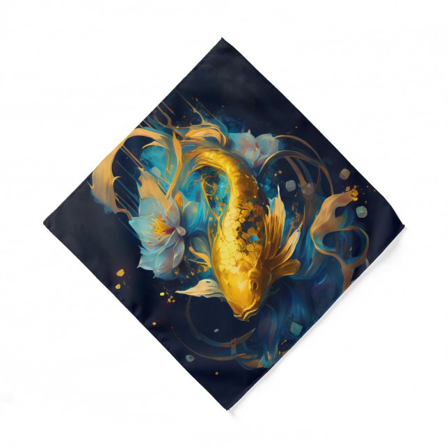 Gold Koi :: Bandana (Front)