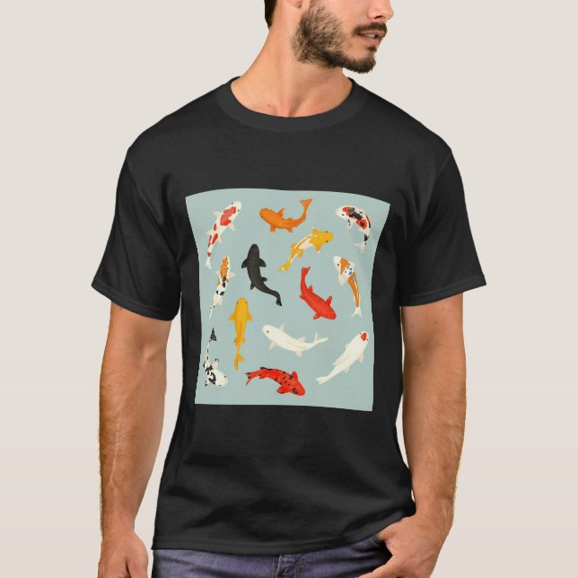 Gold Koi Fish T-Shirt (Front)