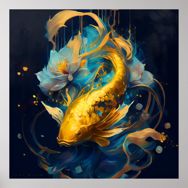 Gold Koi :: Poster (Front)